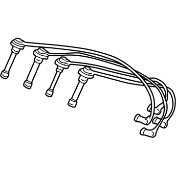 Honda 32700-PAA-A02 Wire Assembly, Ignition (Prestolite Wire)