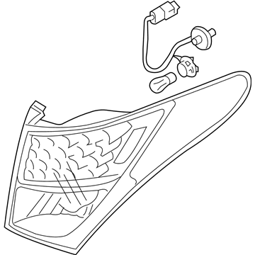 Hyundai 92401-3J150 Lamp Assembly-Rear Combination, LH