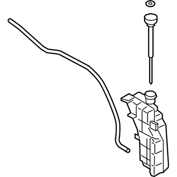 Kia 25430J5050 Engine Coolant Overflow Reservoir Stinger