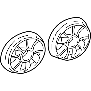 GM 12362564 Fan Blade