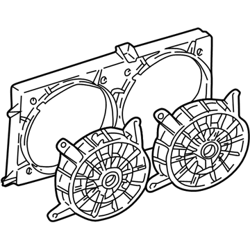 GM 88986470 Fan Shroud