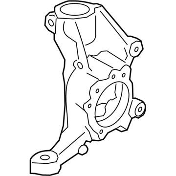 Kia 51710J5600 Front Axle Knuckle Left