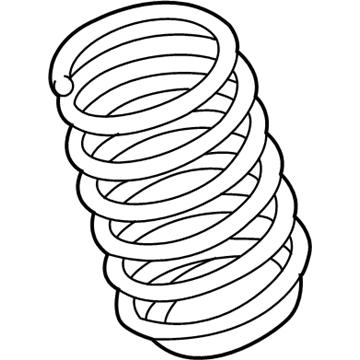 BMW 33-53-6-890-558 Coil Spring, Rear