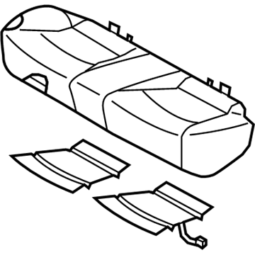 Hyundai 89100-3Q300-YR2 Cushion Assembly-Rear Seat