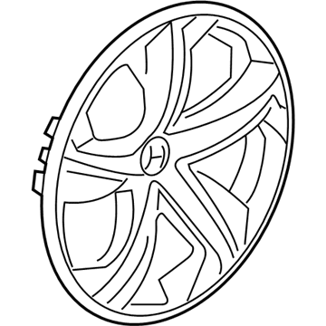 Honda 44733-TBA-A13 Trim Assembly, Wheel (16X7J)