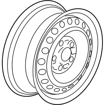 Honda 42700-TBA-A12 Wheel, Disk 16X7J