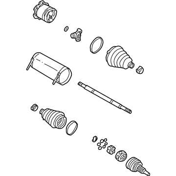 GM 26069252 Front Wheel Drive Shaft Kit