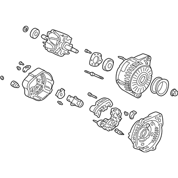 Honda 06311-PGK-505RM Alternator, Reman