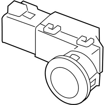 Honda 39680-T0A-R01ZE Sensor Assembly, Parking (Modern Steel Metallic)