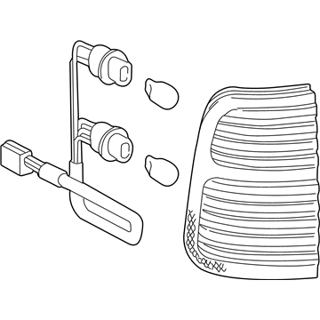 Lexus 81550-60590 Lamp Assy, Rear Combination, RH