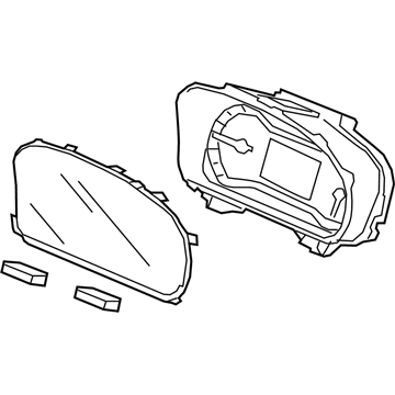 Honda 78100-T6Z-A42 Meter Assembly, Combination (Rewritable)