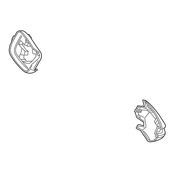 Acura 76205-SZN-A01ZB Set. Housing R (Aspen White Pearl)