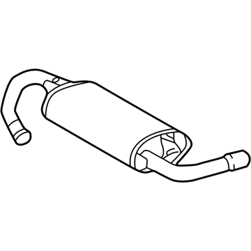 GM 88969131 Muffler & Pipe