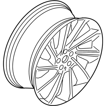 Ford KA1Z-1007-E Wheel, Alloy