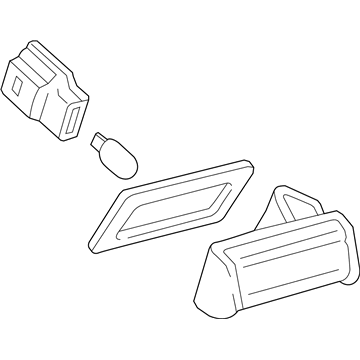Lexus 81270-AA020 Lamp Assy, License Plate