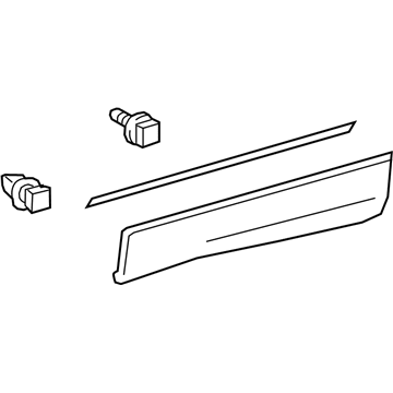 Toyota 75078-0R060-A0 Lower Molding