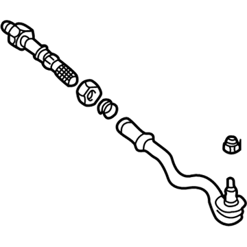 BMW 32-10-6-774-336 Steering Tie Rod Assembly