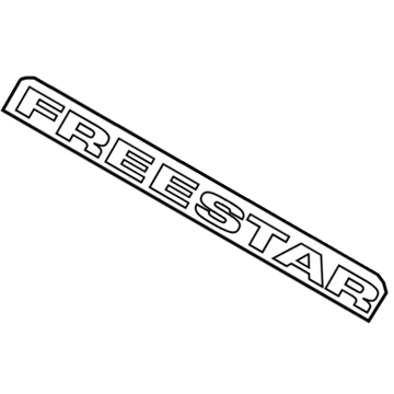 Ford 4F2Z-1742528-FA Nameplate