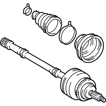 Lexus 42370-59066 SHAFT SET, RR DRIVE