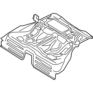 Hyundai 65510-3N060 Panel Assembly-Rear Floor