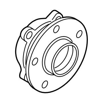 BMW 31-20-6-874-443 Wheel Hub With Bearing