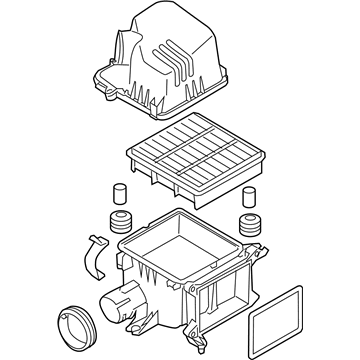 Kia 281101M400 Air Cleaner Assembly