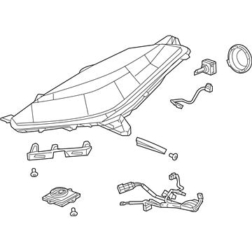 GM 84122616 Headlight Assembly