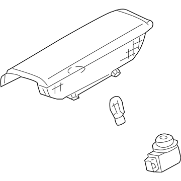 Infiniti 26590-CR001 Lamp Assembly-Stop, High Mounting