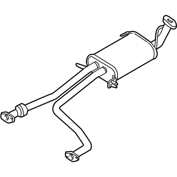 Infiniti 20100-2W610 Exhaust Main Muffler Assembly