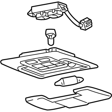 Hyundai 92820-39000-CI Overhead Console Lamp Assembly