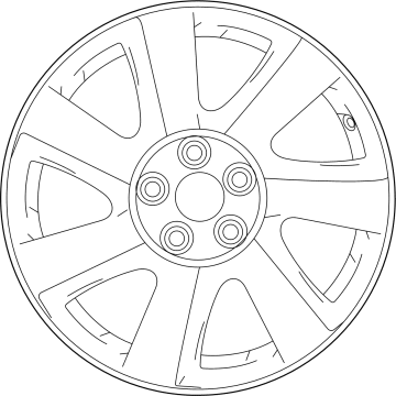 Toyota 42611-62040 Wheel, Alloy