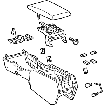 Lexus 58810-50580-C9 Box Assembly, Console