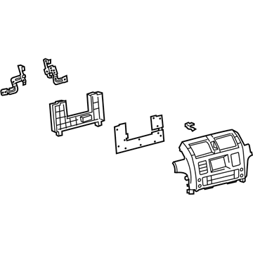 Lexus 55900-60E21 Control Assy, Air Conditioner