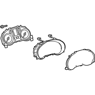 Lexus 83800-6BV20 Meter Assembly, COMBINAT