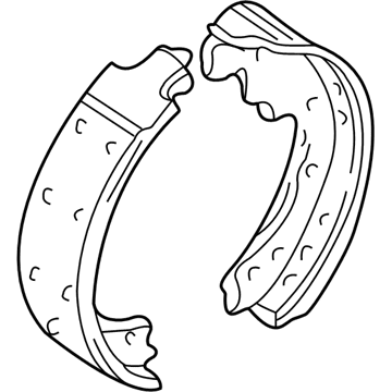 GM 19152704 Brake Shoes