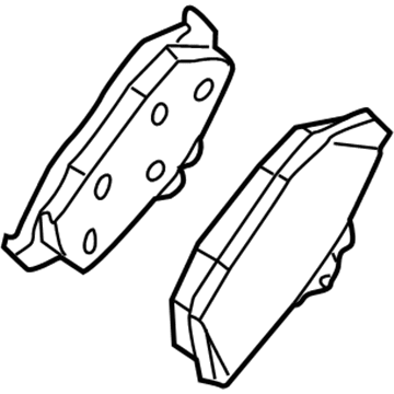 Ford 1U2Z-2V200-FA Rear Pads