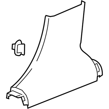 GM 22884304 Lower Center Pillar Trim
