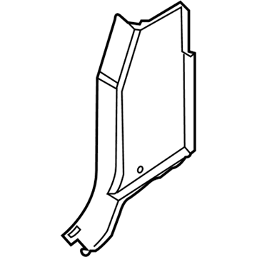 Nissan 76915-ZR00B GARNISH-Lock Pillar , Lower RH