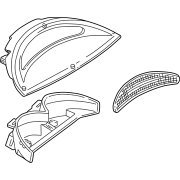 Ford YF1Z13A613BAB High Mount Lamp