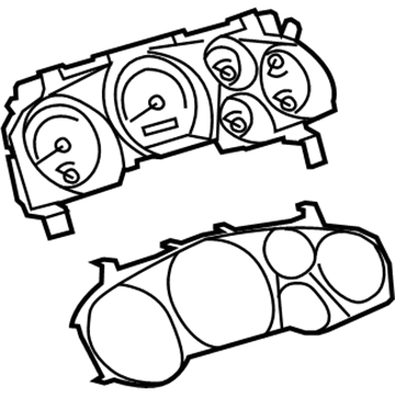 Toyota 83800-0CA41 Meter Assembly, Combination