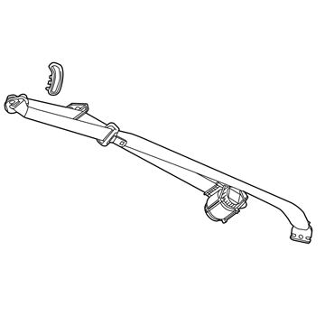 GM 84494068 Belt & Retractor