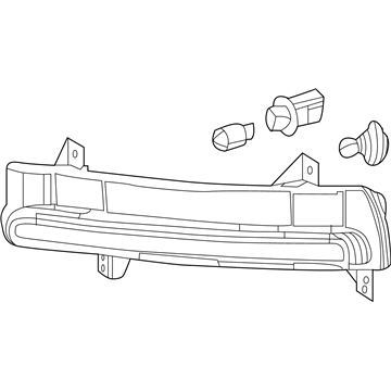 Mopar 55112720AB HEADLAMP-Park And Turn Signal