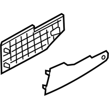 Hyundai 84670-3S300-HZ Cover-Extension, LH