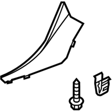 Hyundai 84690-3Q000-RAS Garnish Assembly-Crash Pad Center, LH