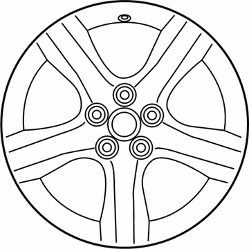 Lexus 42611-53530 Wheel, Disc