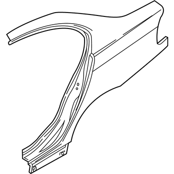 BMW 41-13-7-062-573 Left Rear Side Panel