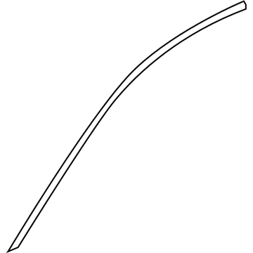 Acura 72465-TX6-A01 Molding Assembly, Left Front Door Sash