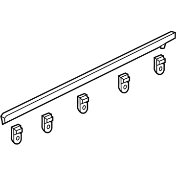 Acura 72410-TX6-A01 Molding Assembly, Right Front Door