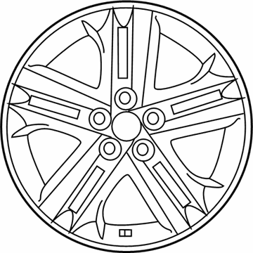 Toyota 42611-12E00 Wheel, Alloy