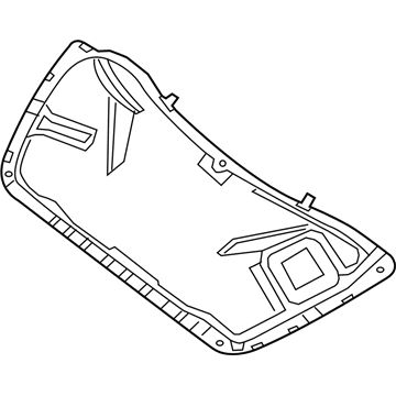 Nissan 65840-3TA0A INSULATOR Hood